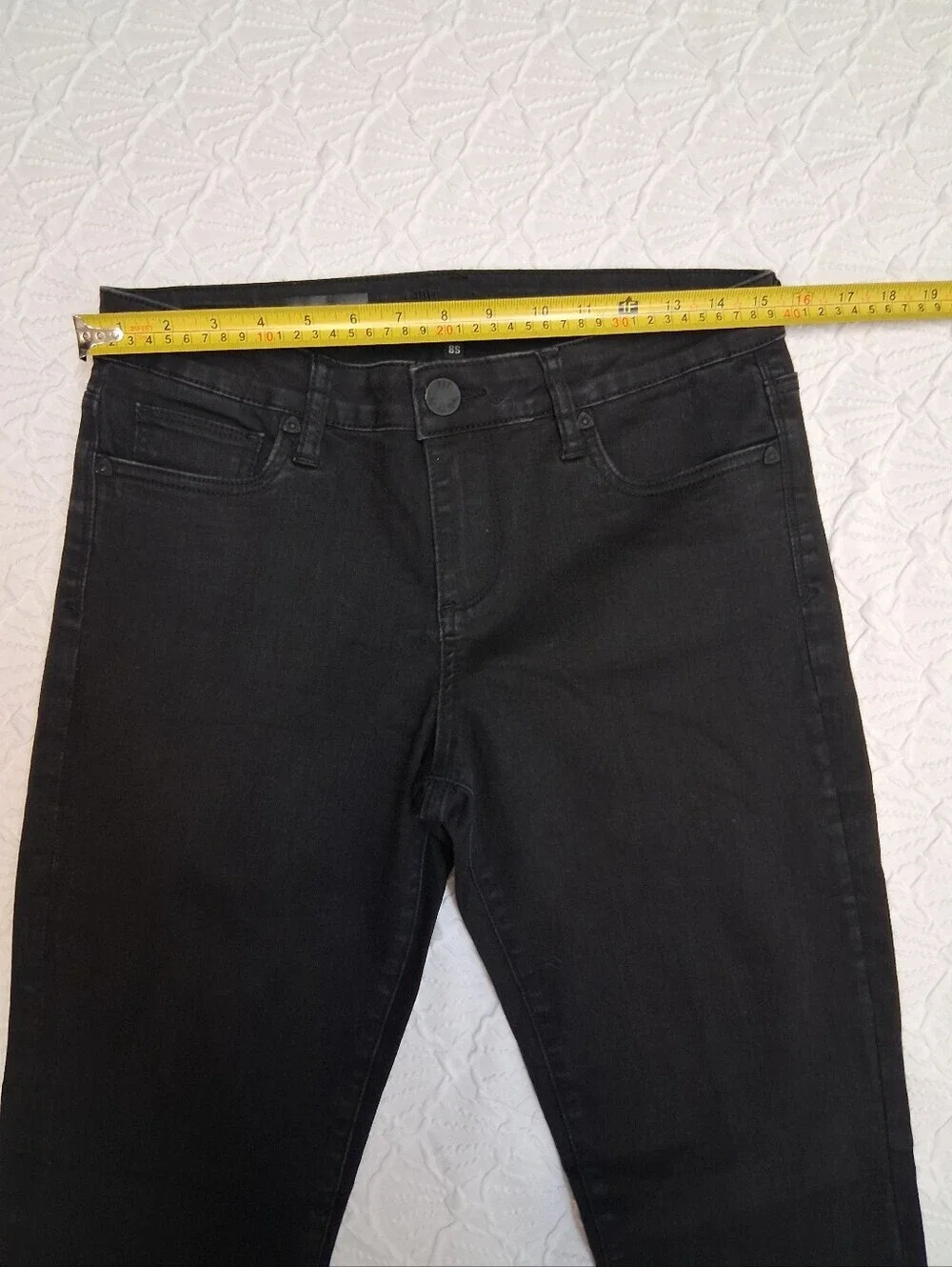 Kut from the Kloth Black High-Rise Flare Jeans - Picture 16 of 17